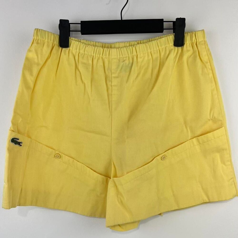Lacoste Women's Yellow Shorts